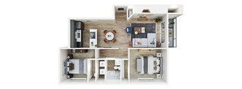2 BDRM, 2 BTH S
