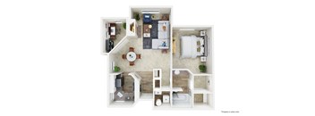 Skyline at Murrahill one bed one bath