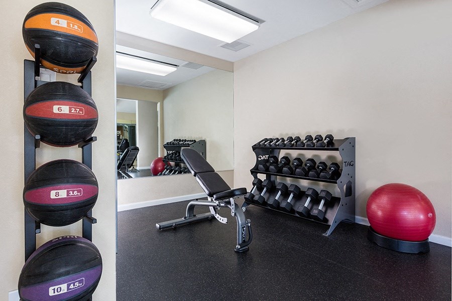 Skyline at Murrayhill weight room