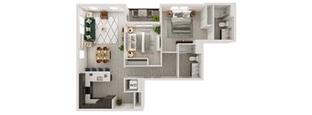 a234 floor plan  1 bedroom  129