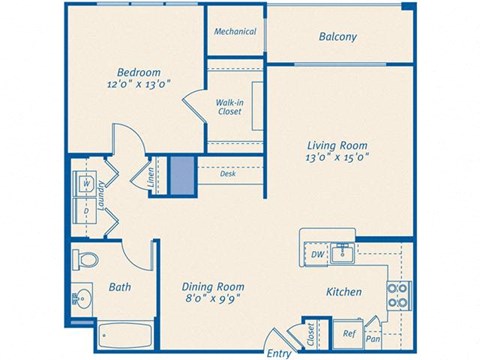 1301 Wall St W Studio-2 Beds Apartment for Rent - Photo Gallery 30