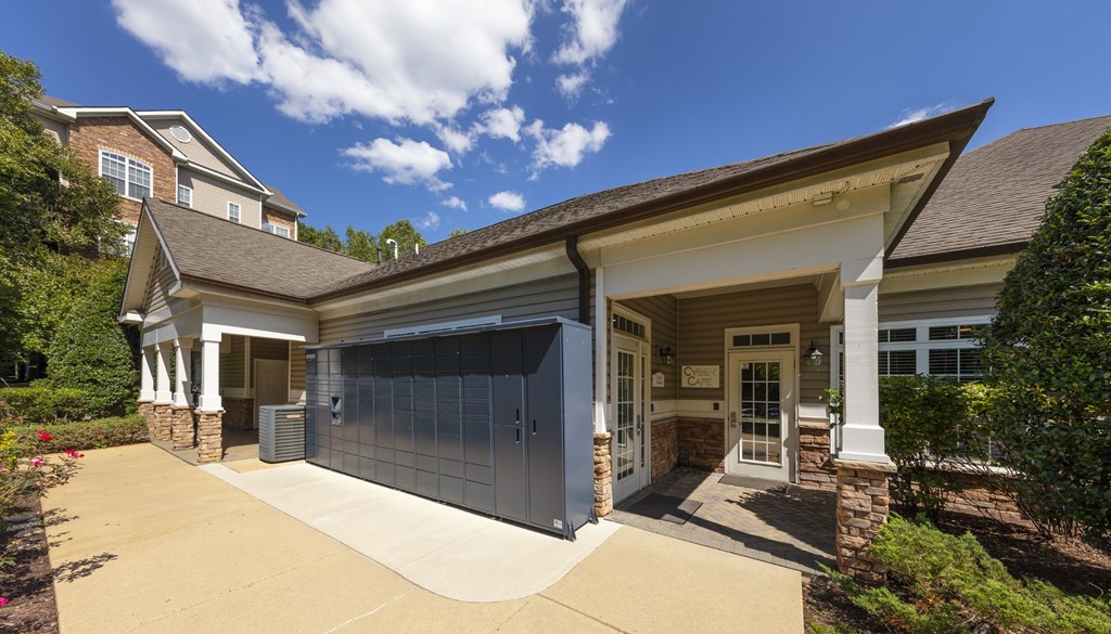 A house with a garage and a driveway.