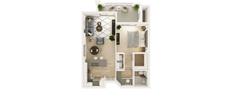 Sofi Irvine 3D Floor Plan - PlanB