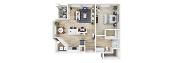 a1 floor plan  apartments at the galleria apartments