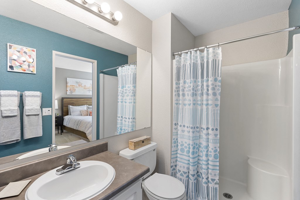 SoFi at Somerset Apartments Bathroom