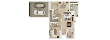 2 Bedroom 2 Bath B