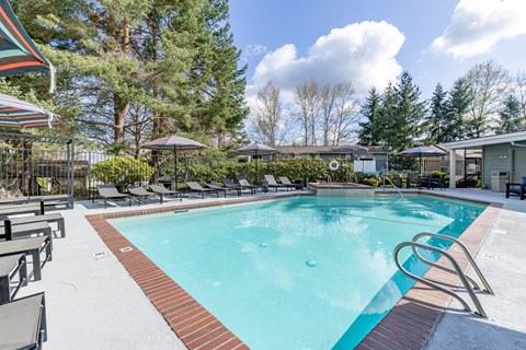 take a dip in our resort style swimming pool