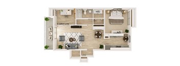 1 Bed 1 Bath w Den Slider