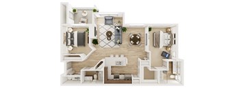 Douglas two bed two bath