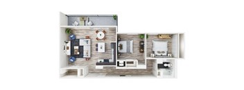 Two Bedroom One Bath