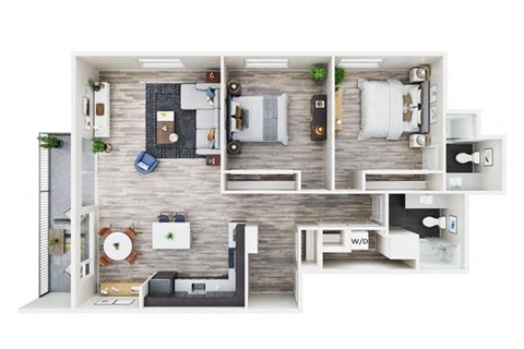 Two Bedroom Two Bath