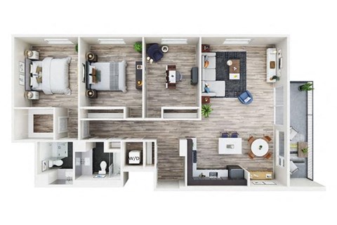 Three bedroom Two Bath