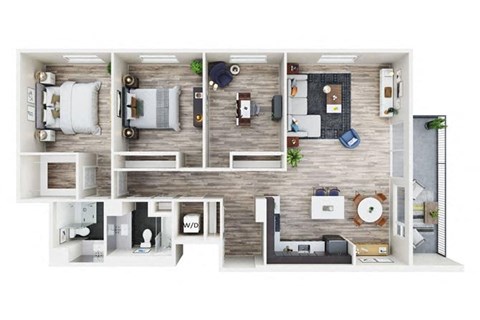 Three bedroom Two Bath