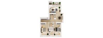 Sofi at Somerset 3D Floor Plan  Alder