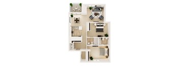 Sofi at Somerset 3D Floor Plan Spruce