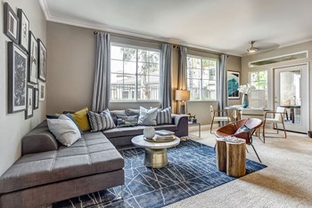 Spacious Floorplans Mira Mesa CA Apartments for Rent - Sofi Highlands Spacious Living Room with lots of Natural Lighting - Photo Gallery 4