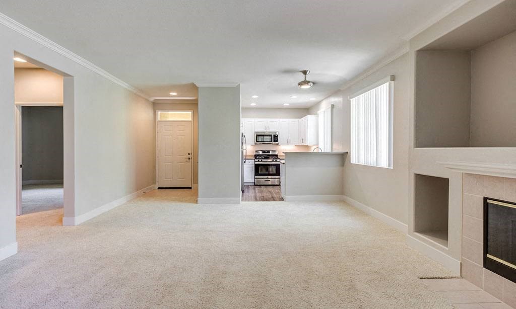 Gas Log Fireplaces with Decorative Mantels