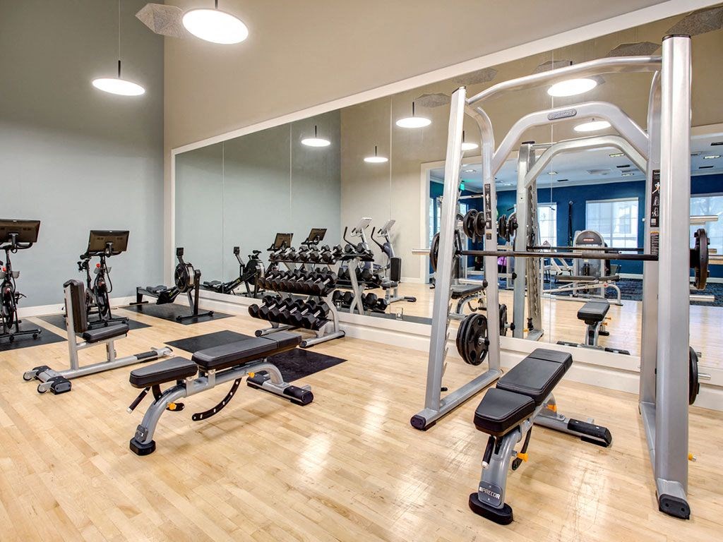Fitness center- cardio machines, weighted machines, free weights