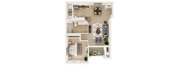 1 Bed 1 Bath A