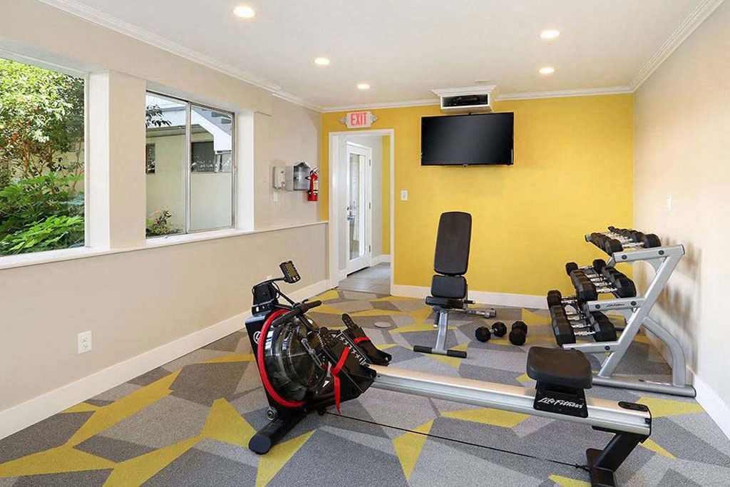 New Fitness Center with Peloton Bikes