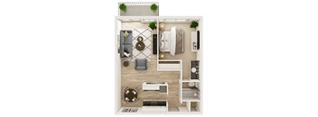 One Bedroom C