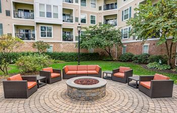 Fire pit for resident use