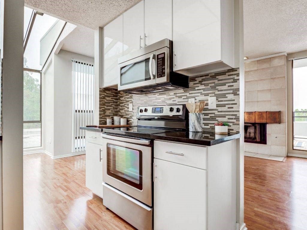 kitchen with stainless steel appliances