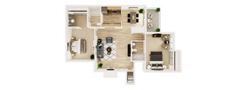 two bedroom 1007 sq feet sofi laguna hills