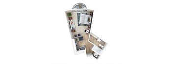 Studio 3D floorplan