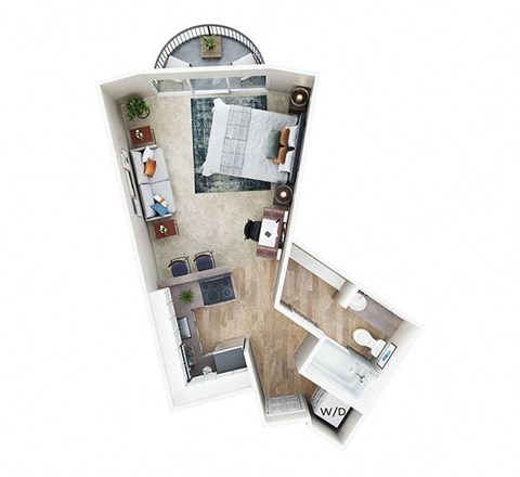 Studio 3D floorplan