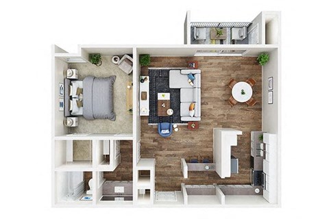 One Bed One Bathroom