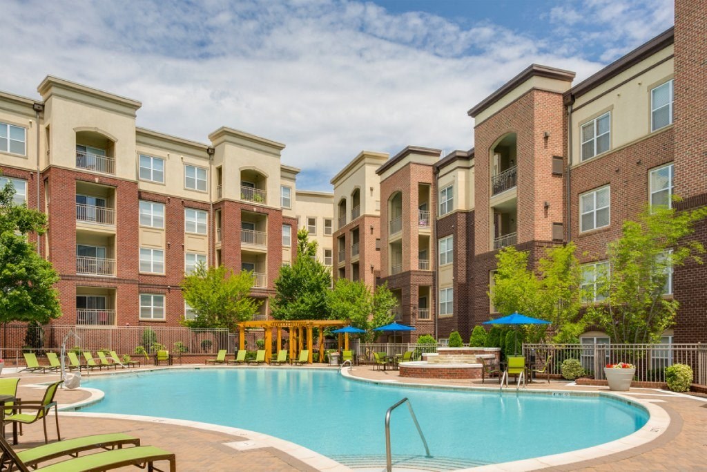 our apartments at the district feature a swimming pool