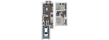 a diagram of a car parked in a parking