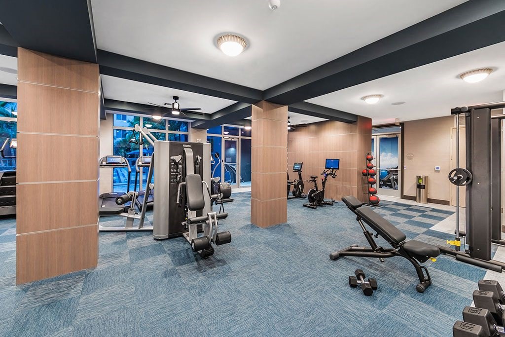 Fitness Center at Morea Apartments, Pompano Beach, 33062