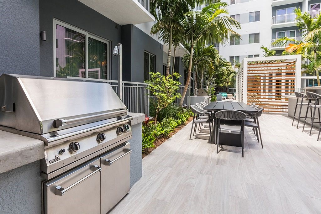 Grill Stations at Morea Apartments, Pompano Beach, FL