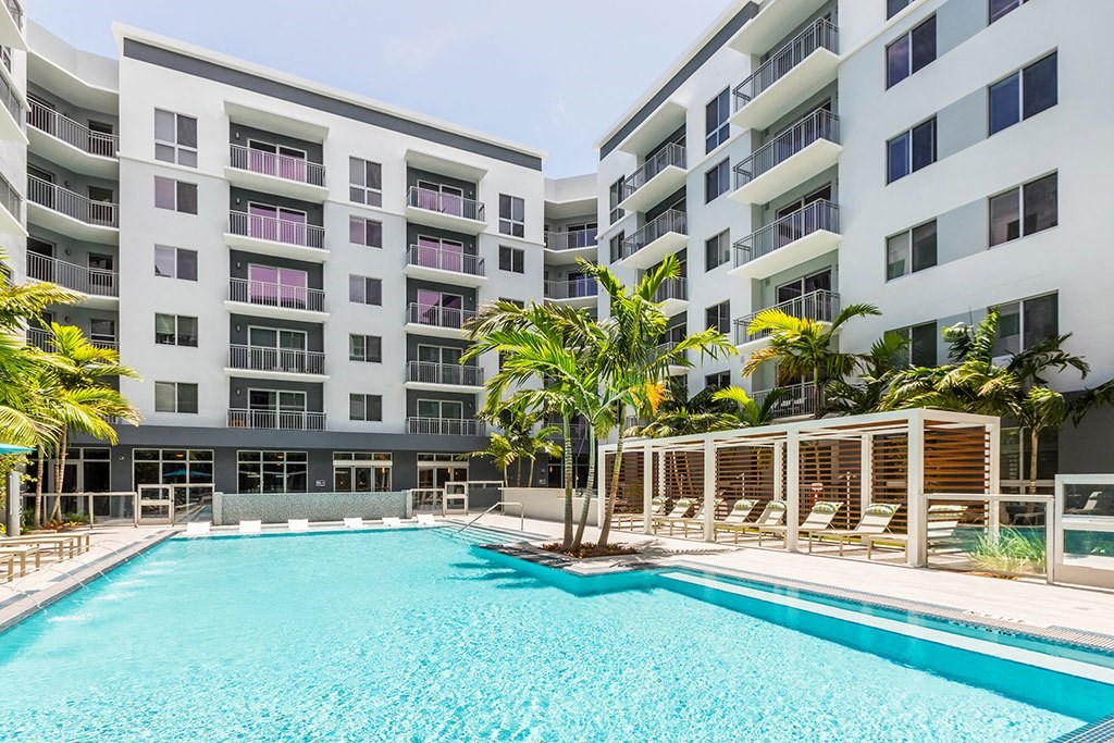 Pool View at Morea Apartments, Pompano Beach, FL, 33062