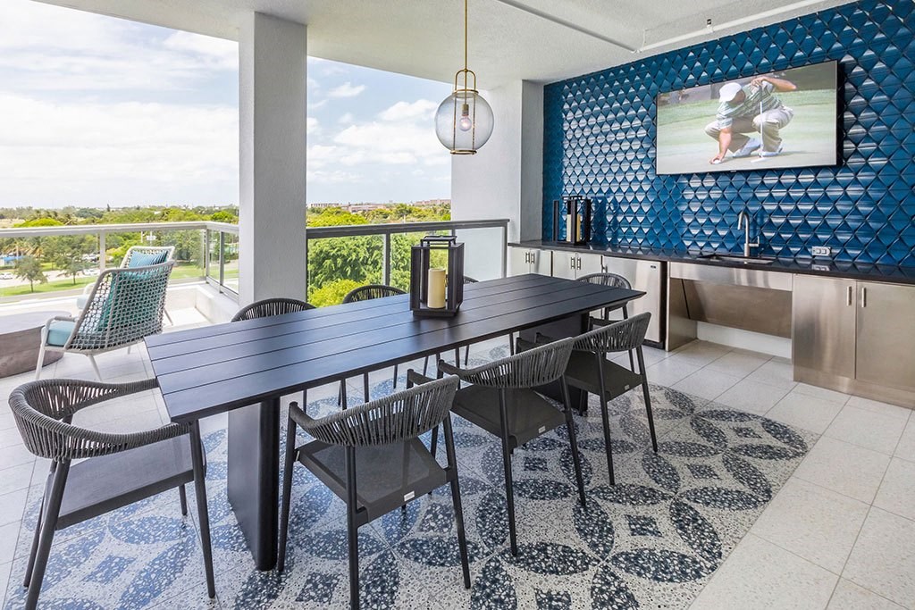 Sky Lounge Sky Lounge at Morea Apartments, Pompano Beach, Florida