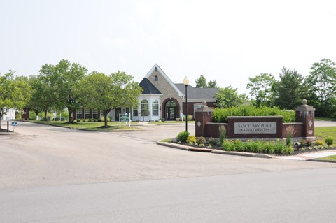 The image shows a building with a sign that reads "Saint Mary's Hospital".