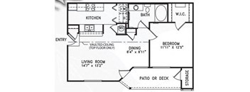 1 Bed 1 Bath