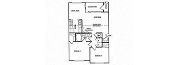 2 Bed 1 Bath