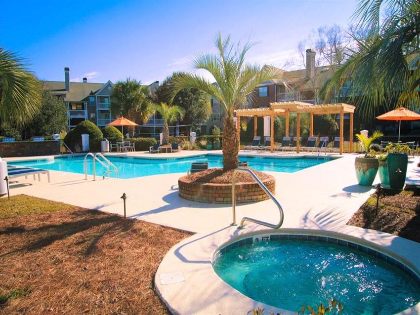 Hot Tub And Pool Hot Tub And Pool at Georgetown Crossing, Savannah, Georgia