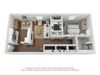 1 Bedroom, 1 bathroom
