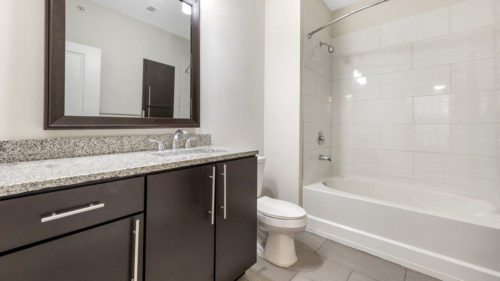 a display case in a store with glass cases and sinks at Vanguard Crossing, St. Louis, Missouri