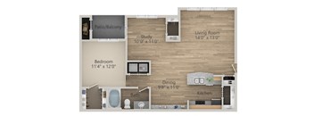 Pisa Floor Plan at Riachi at One21, Plano, 75025