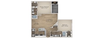 Florence Floor Plan at Riachi at One21, Plano