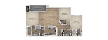Messina Floor Plan at Riachi at One21, Plano