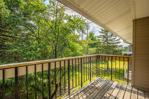 Private Balcony at Glen Hills Apartments, Glendale, 53209