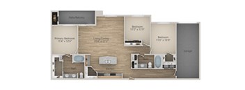 Tuscany Floor Plan at Riachi at One21, Texas