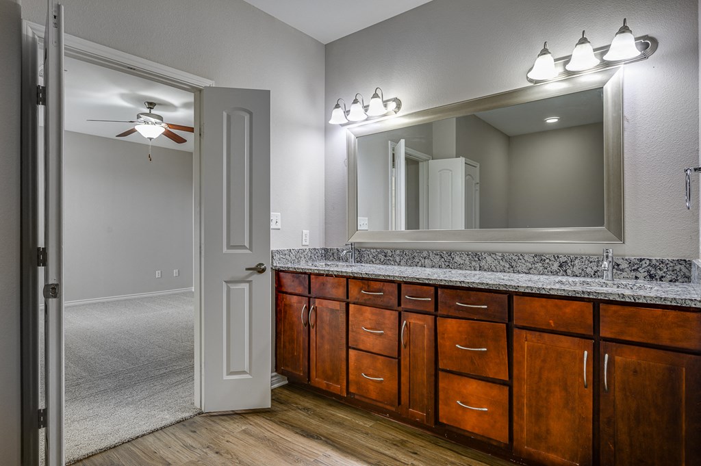 Bathroom Vanity Lights at Riachi at One21, Plano