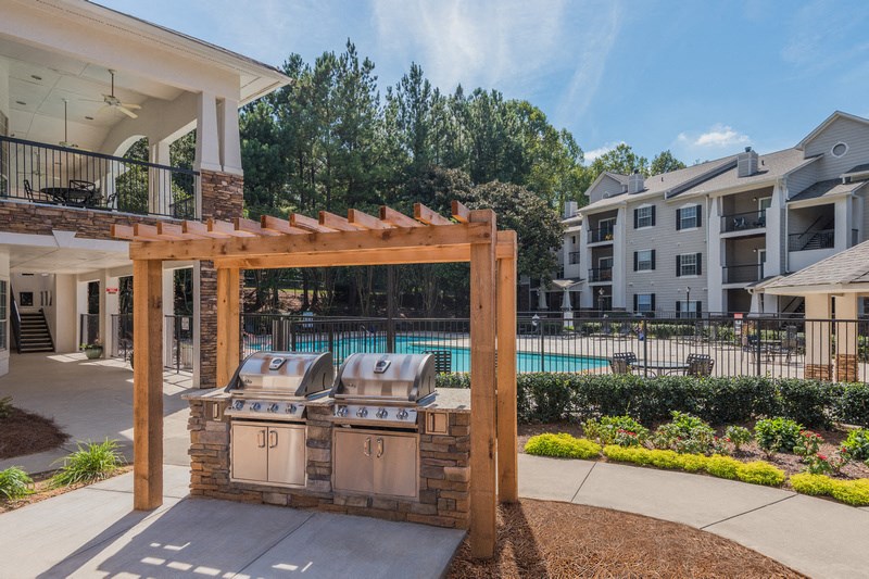 Grill Stations at Parkside at South Tryon, Charlotte, NC, 28217
